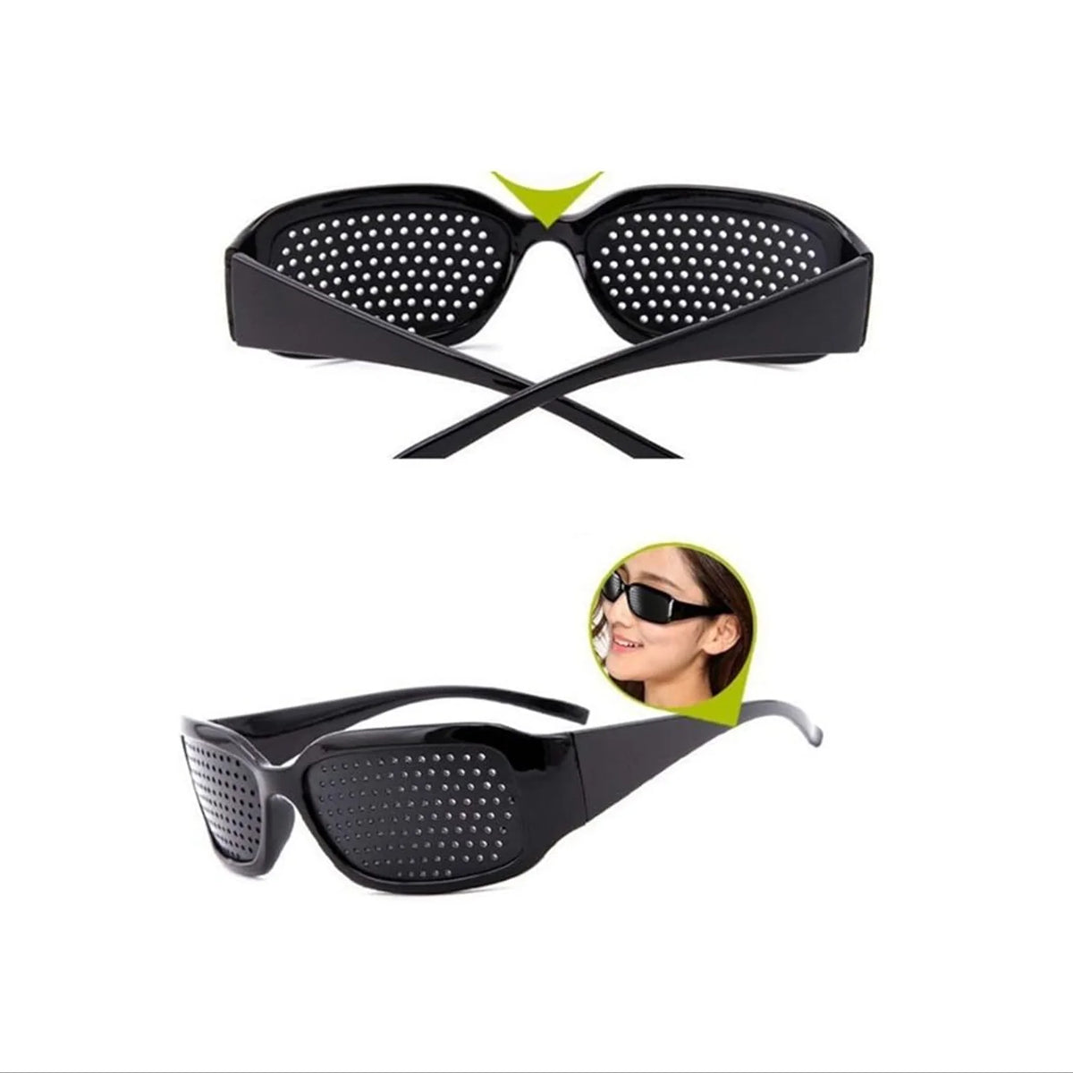 HopeLens anti-eyestrain pinhole glasses Sport model. 